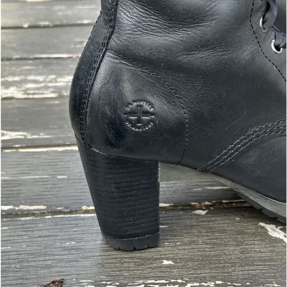 SOLD - Dr. Doc Marten’s Darcie Black High Heel Boots Womens 39 Size 8 - Picture 8 of 11
